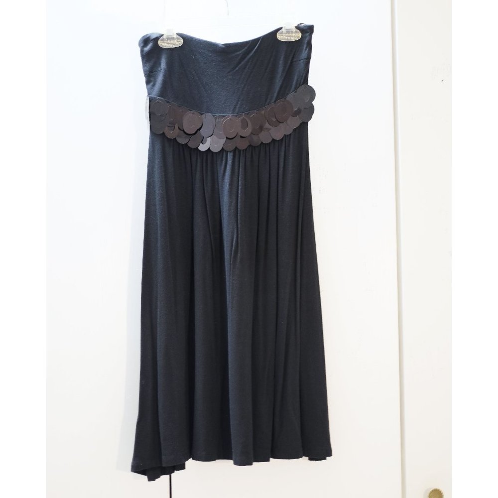 Black Mini Tube Dress Strapless Summer Beach Dress